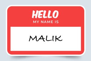 MALIK MEANING NAME visual data 4