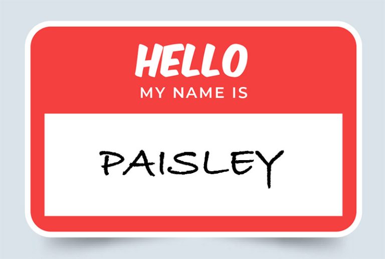 Paisley Name Meaning: Origins and Significance